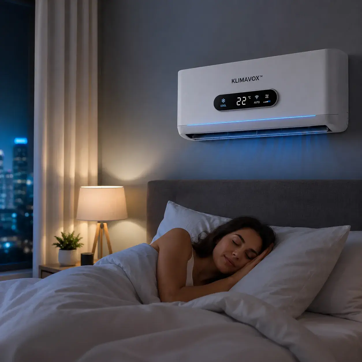 KLIMAVOX silent night cooling mode