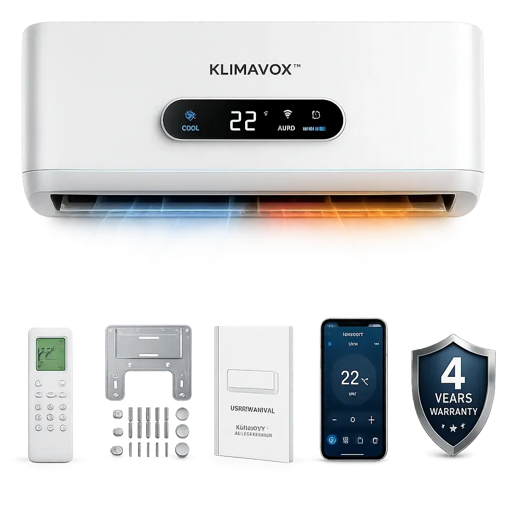 KLIMAVOX Smart Wall-Mounted Cooling System