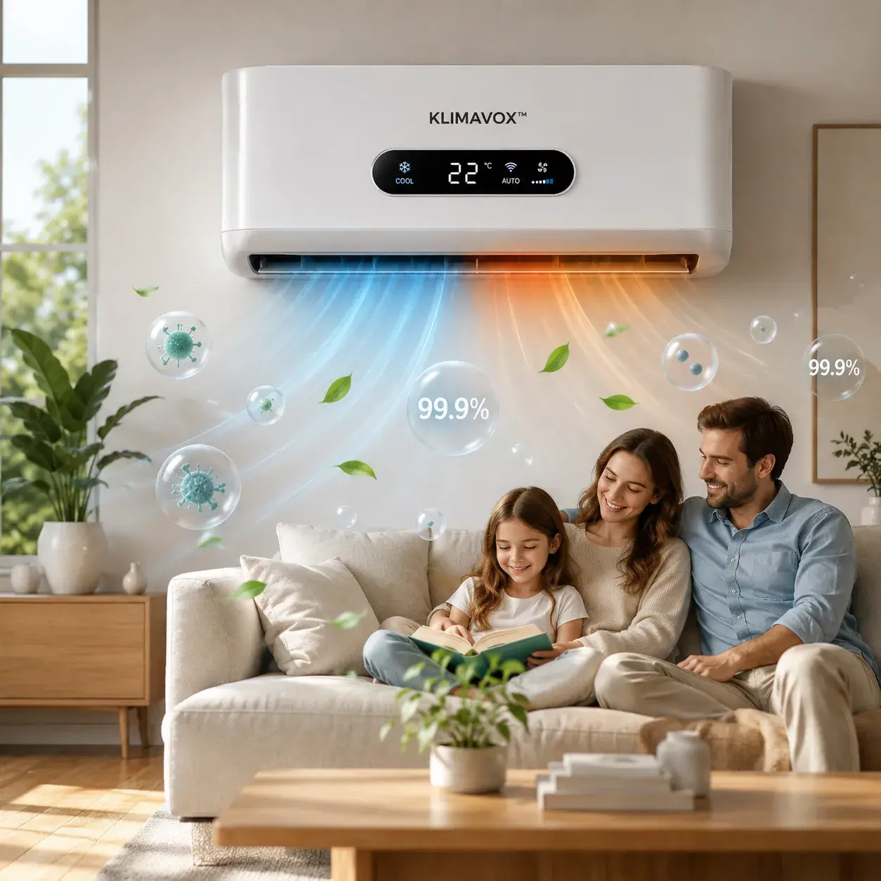 KLIMAVOX HEPA clean air filtration system